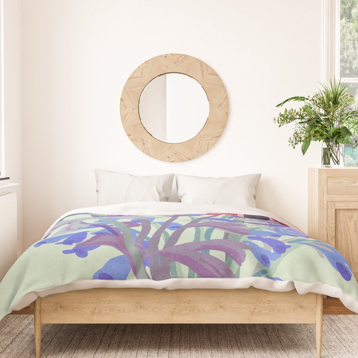 Cottage core aesthetic Flower Market Stockholm Duvet Cover Gallery Image 3