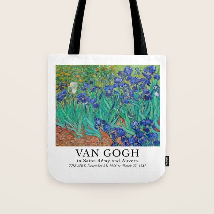 Irises by Vincent Van Gogh Tote Bag Gallery Image 1