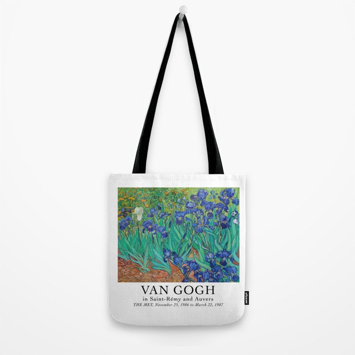 Irises by Vincent Van Gogh Tote Bag Gallery Image 2