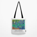 Irises by Vincent Van Gogh Tote Bag Gallery Image 2