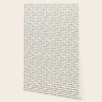 Colorful geometric square mosaic grid pattern Wallpaper Gallery Image 2