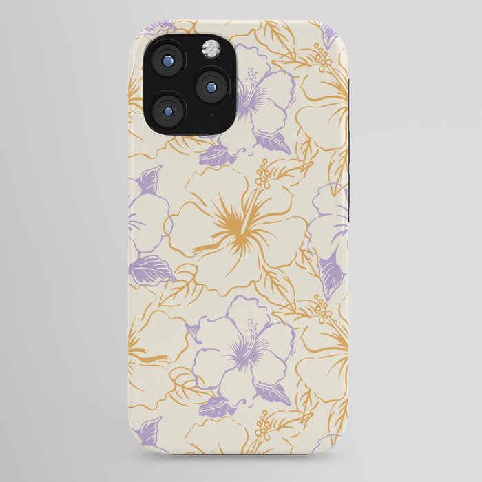 Colorful tropical hibiscus flower art pattern iPhone Case Gallery Image 44