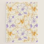 Colorful tropical hibiscus flower art pattern Jigsaw Puzzle Gallery Image 1