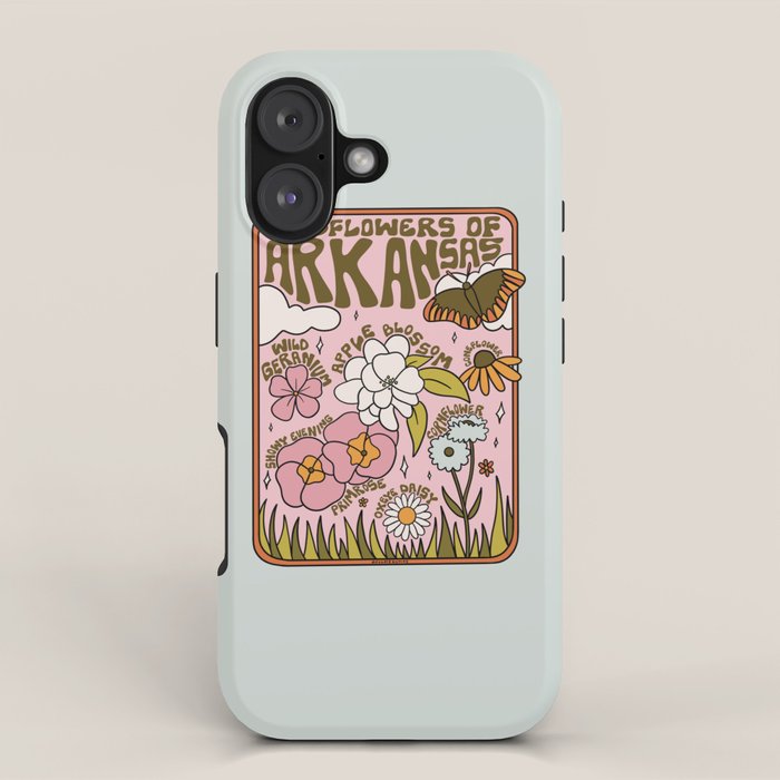 Arkansas Wildflowers iPhone Case Gallery Image 1
