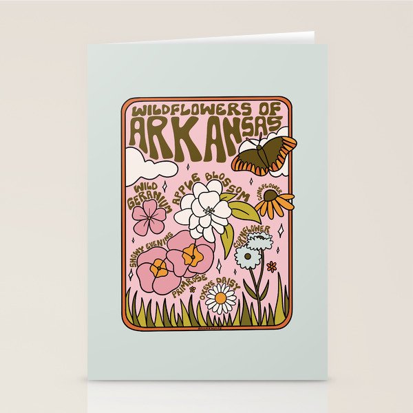 Arkansas Wildflowers Stationery Card Gallery Image 1