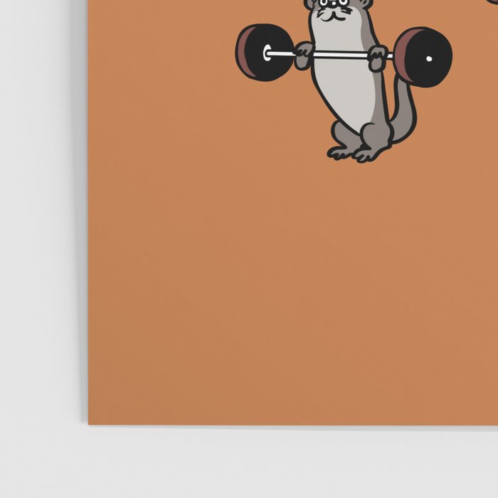 Olympic Lifting Otter Poster Gallery Image 3