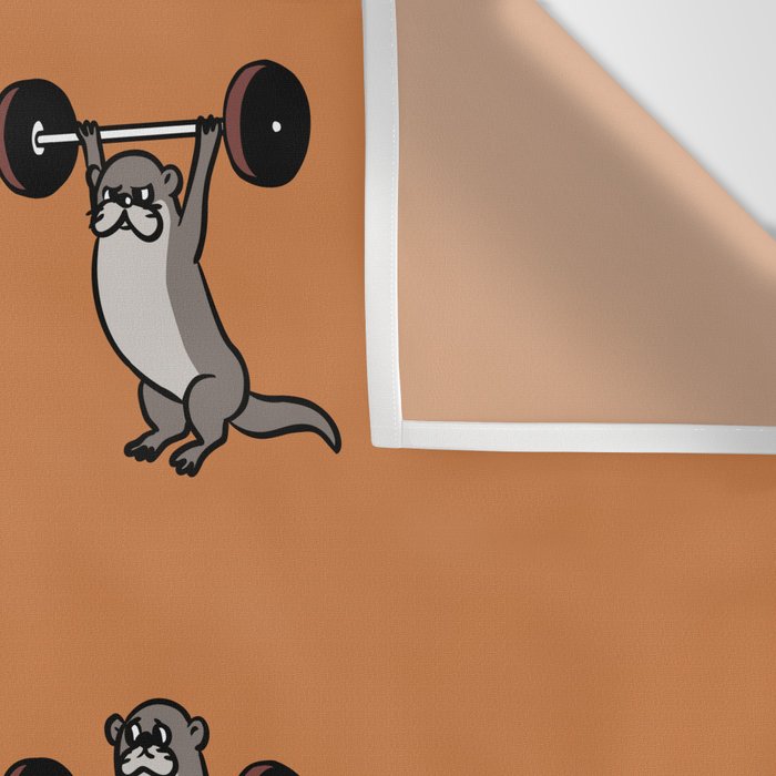 Olympic Lifting Otter Wall Tapestry Gallery Image 3
