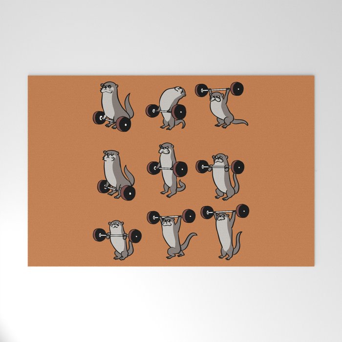 Olympic Lifting Otter Welcome Mat Gallery Image 1