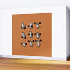 Olympic Lifting Otter Wall Mural Gallery Image 2