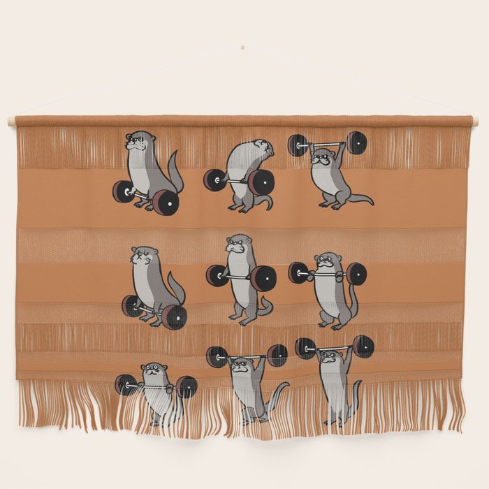 Olympic Lifting Otter Wall Hanging Gallery Image 1