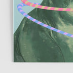 T-Rex the Hula Dancer in Green Poster Gallery Image 3