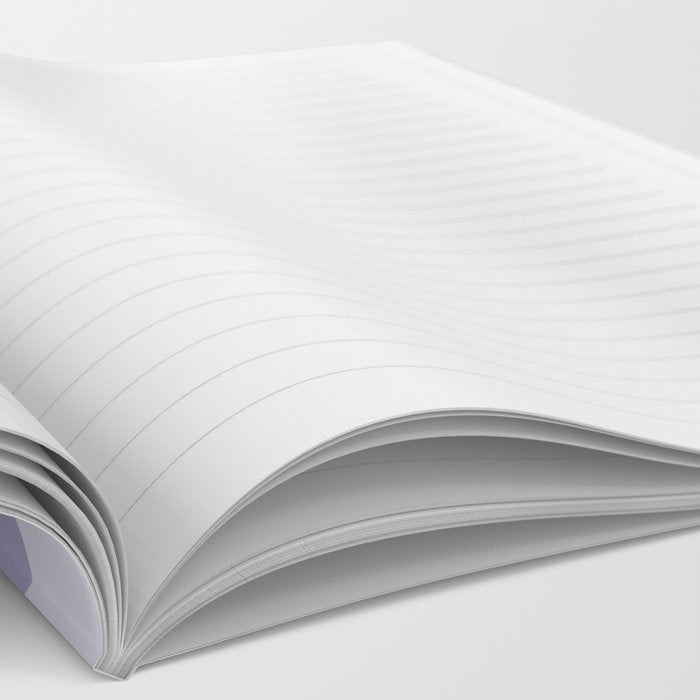 Retro Liquid Swirl Abstract in Double Light Purple Notebook Gallery Image 2