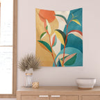 Colorful Branching Out 16 Wall Tapestry Gallery Image 2
