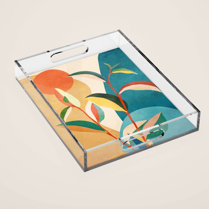 Colorful Branching Out 16 Acrylic Tray Gallery Image 1