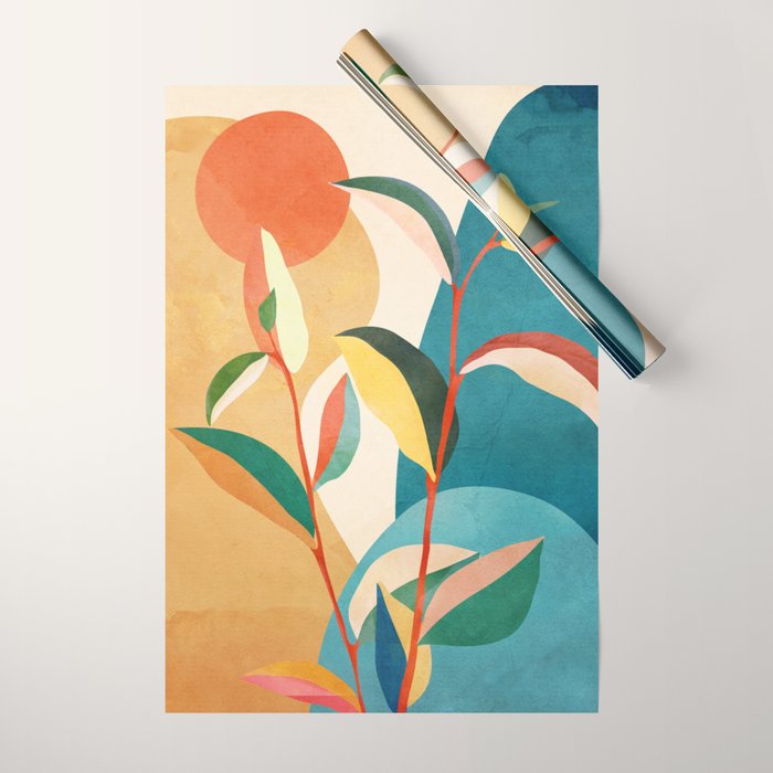 Colorful Branching Out 16 Wrapping Paper Gallery Image 1