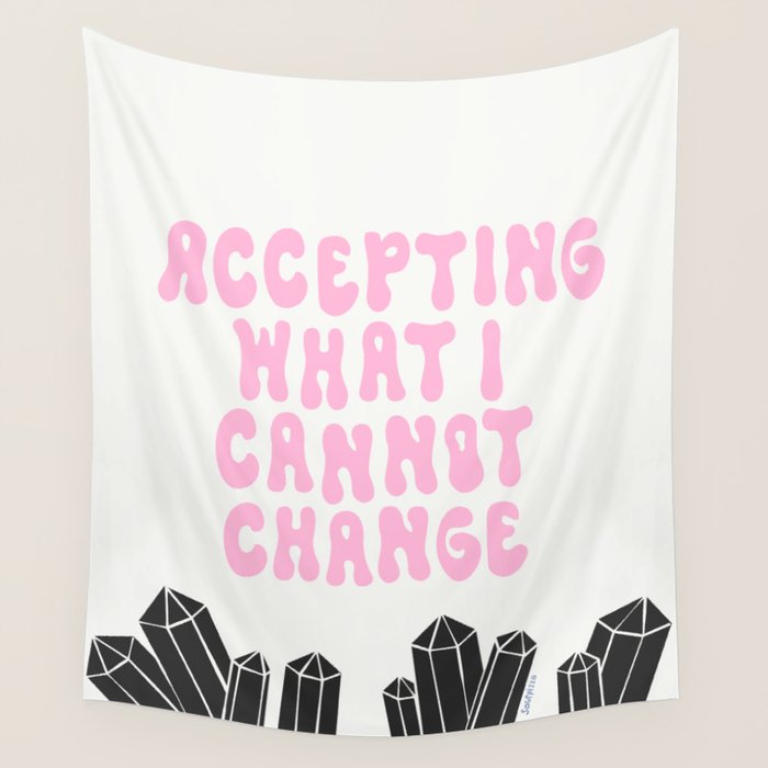 ACCEPTING Wall Tapestry Gallery Image 1