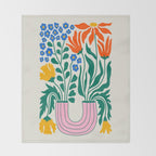Flower Market 04: Madrid Throw Blanket Gallery Image 2