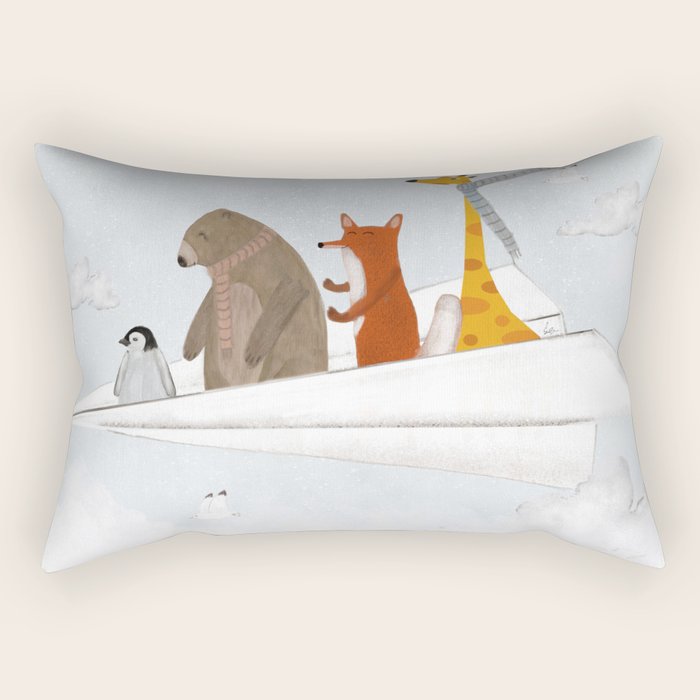 plane sailing Rectangular Pillow Gallery Image 1