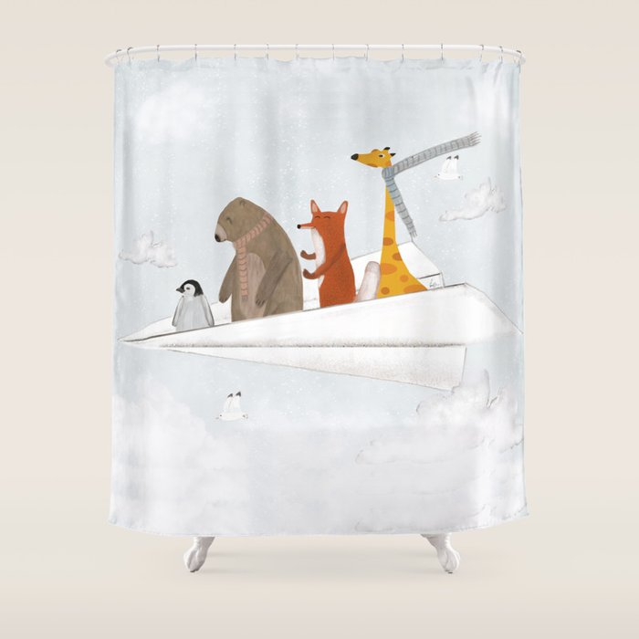 plane sailing Shower Curtain Gallery Image 1