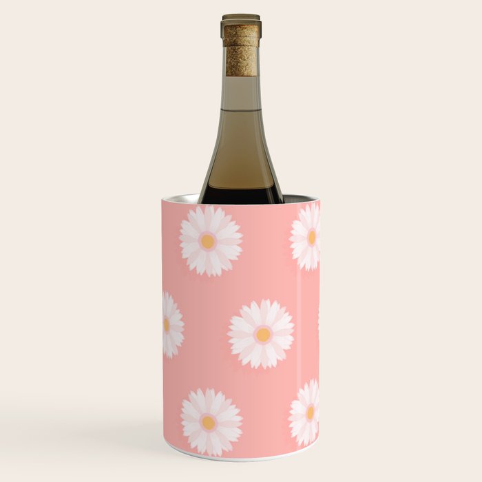 Pink Daisies  Wine Chiller Gallery Image 3