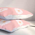 Pink Daisies  Pillow Sham Gallery Image 3