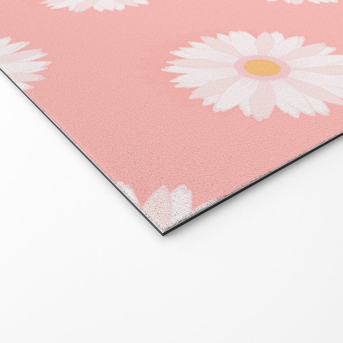 Pink Daisies  Welcome Mat Gallery Image 2