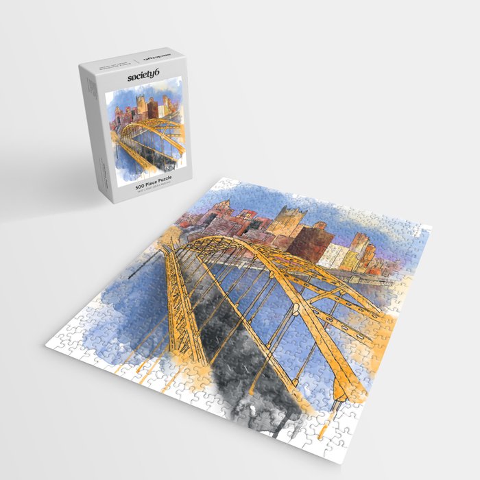 Pittsburgh Fort Pitt and Downtown Jigsaw Puzzle Gallery Image 2