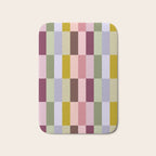 Checker block tiles - eclectic Bath Mat Gallery Image 1