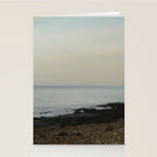 Evening By the Sea - Maine landscape seascape abstract minimal Stationery Card Gallery Image 2