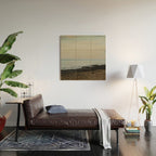 Evening By the Sea - Maine landscape seascape abstract minimal Wood Wall Art Gallery Image 2