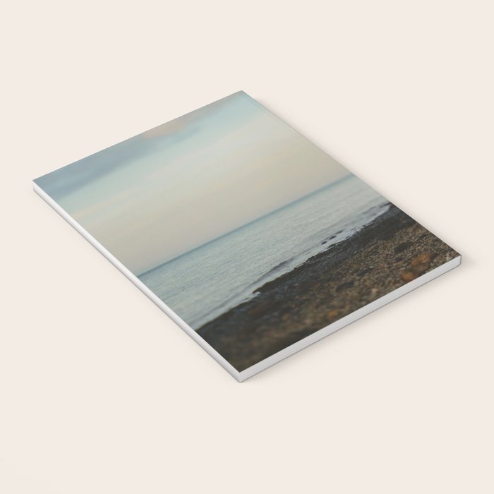 Evening By the Sea - Maine landscape seascape abstract minimal Notebook Gallery Image 3