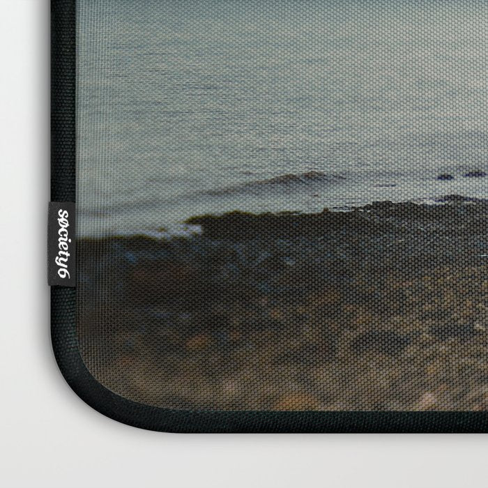 Evening By the Sea - Maine landscape seascape abstract minimal Laptop Sleeve Gallery Image 3