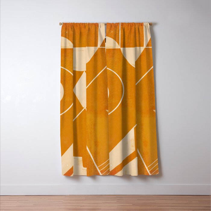 Abstract line art 32 Window Curtain Gallery Image 3