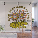 Gemini Flower Wall Mural Gallery Image 1