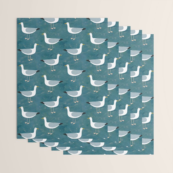 Seagull Standing Wrapping Paper Gallery Image 3