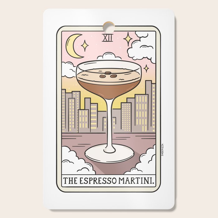 ESPRESSO MARTINI READING Cutting Board Gallery Image 1