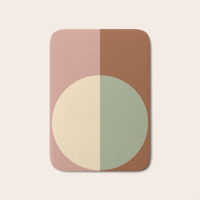 Color Block Abstract XXIV Bath Mat Gallery Image 1