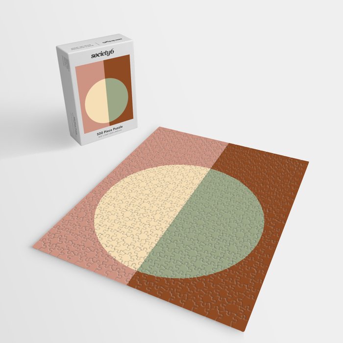 Color Block Abstract XXIV Jigsaw Puzzle Gallery Image 2
