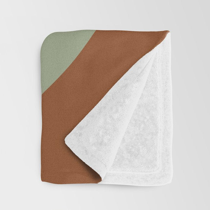 Color Block Abstract XXIV Throw Blanket Gallery Image 3