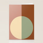 Color Block Abstract XXIV Stationery Card Gallery Image 2