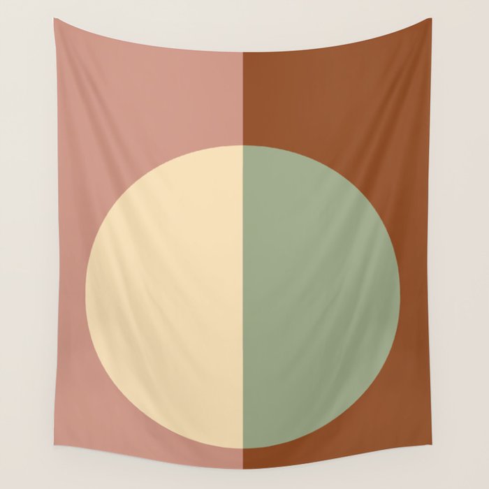 Color Block Abstract XXIV Wall Tapestry Gallery Image 4