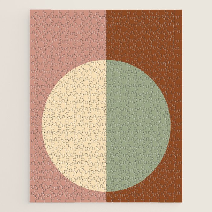 Color Block Abstract XXIV Jigsaw Puzzle Gallery Image 1