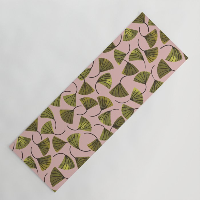 Ginkgo Leaves Yoga Mat Gallery Image 1