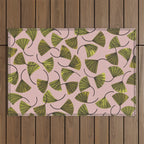 Ginkgo Leaves Outdoor Rug Gallery Image 1