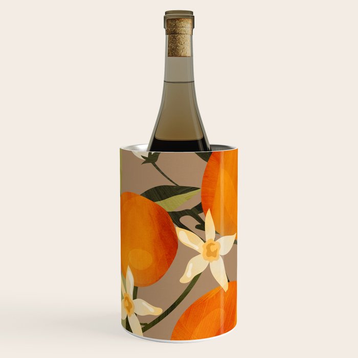 Oranges Botanical Art 2 Wine Chiller Gallery Image 1