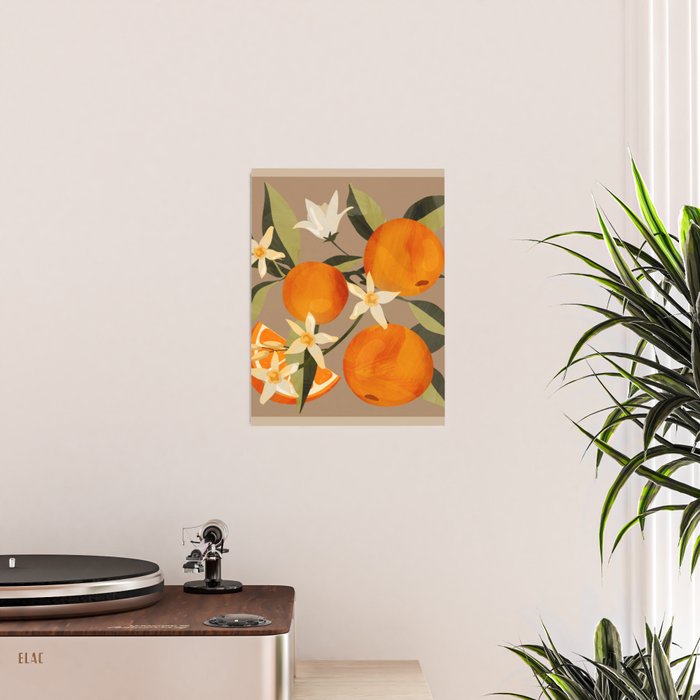 Oranges Botanical Art 2 Poster Gallery Image 2