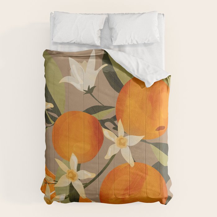Oranges Botanical Art 2 Comforter Gallery Image 6