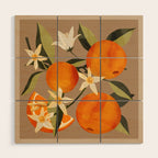 Oranges Botanical Art 2 Wood Wall Art Gallery Image 1