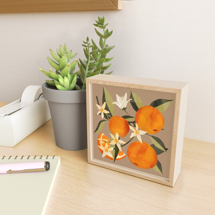 Oranges Botanical Art 2 Mini Art Print Gallery Image 2