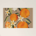 Oranges Botanical Art 2 Welcome Mat Gallery Image 1